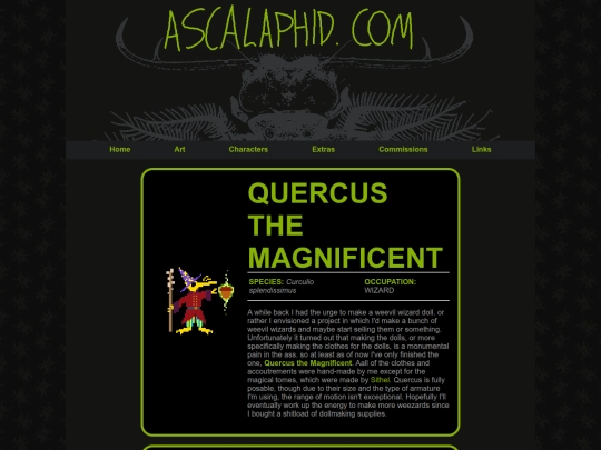 characters/quercus screenshot