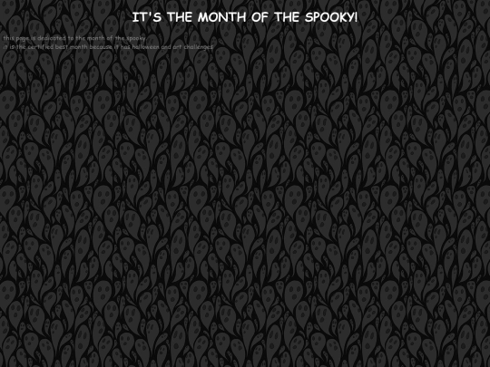 spookymonth screenshot