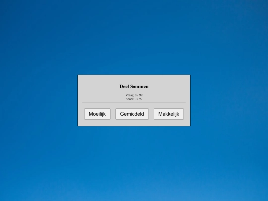 Deelsommen screenshot