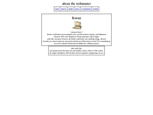 aboutme screenshot