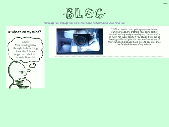 blog screenshot