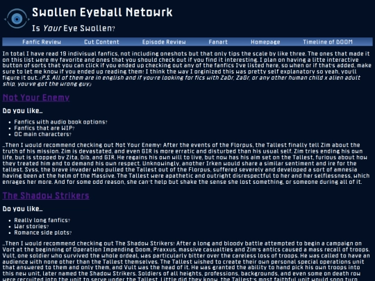 fanficreview screenshot