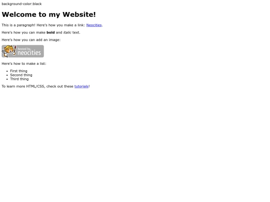test screenshot