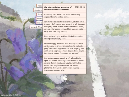 diary/too-accepting-of-sexual-content screenshot