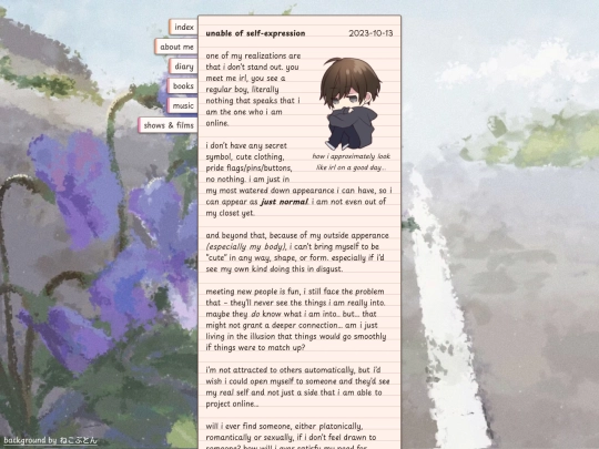 diary/unable-of-self-expression screenshot