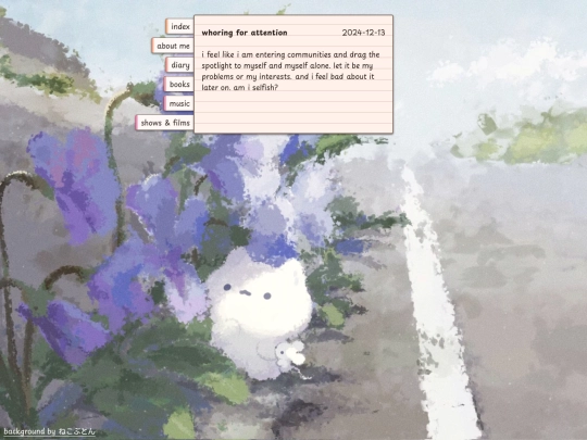 diary/whoring-for-attention screenshot