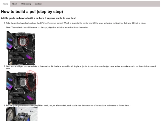 PC BUILDING screenshot