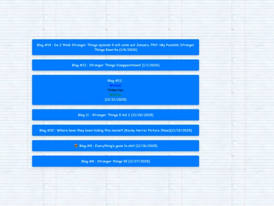 Blogs screenshot