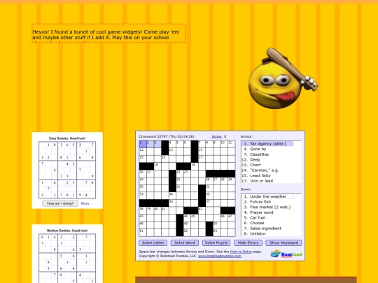 Games screenshot