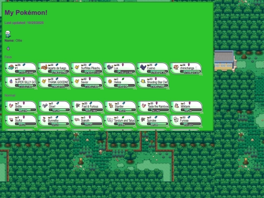 Pokemon screenshot