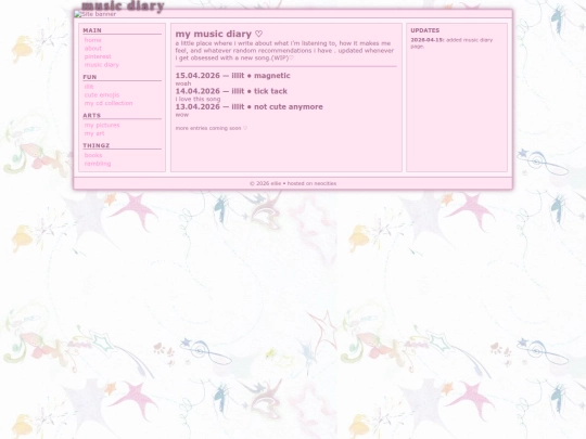 musicdiary screenshot
