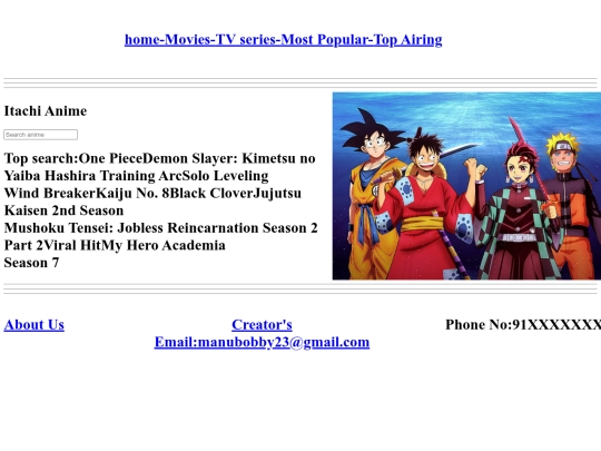 index screenshot