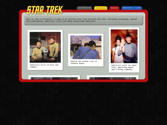 shrines/StarTrekTOS/TOS-gallery screenshot