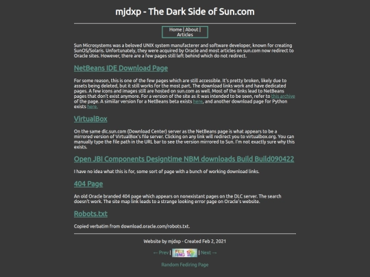 article/sundotcom screenshot