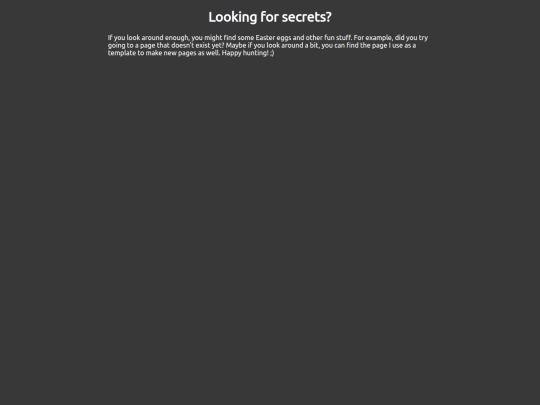 secrets screenshot
