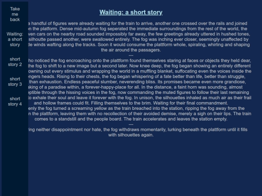 short-stories screenshot