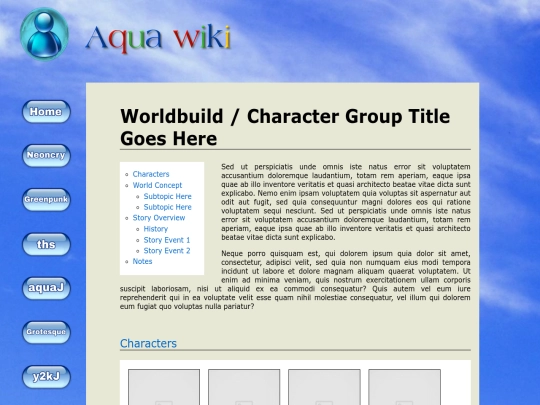 worldtemplate screenshot