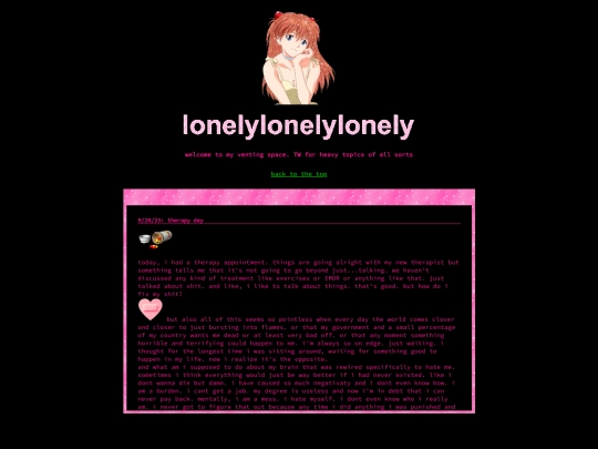 blog screenshot