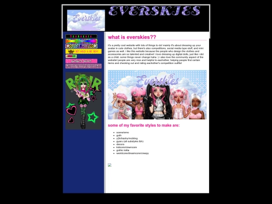 interests/everskies screenshot