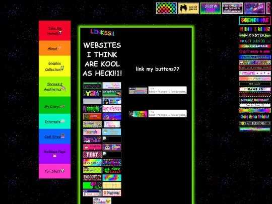 links screenshot