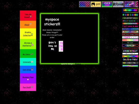 myspace/myspacestickers screenshot