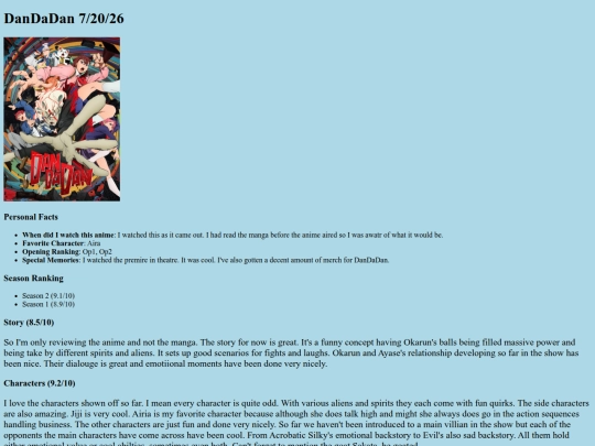 DanDaDan screenshot