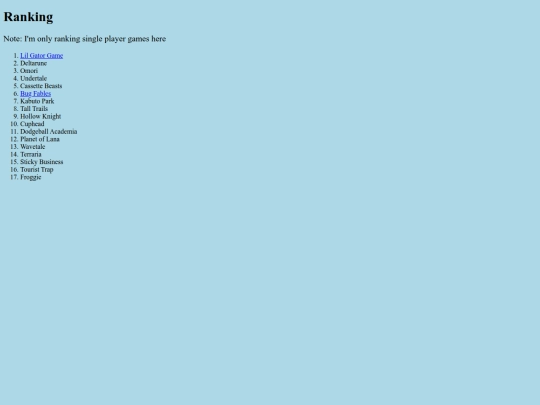 RankingIndieGames screenshot