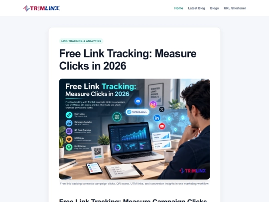 free-link-tracking screenshot