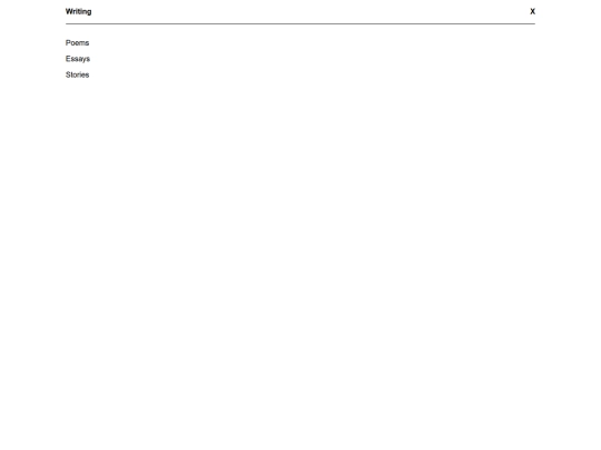 Writing screenshot