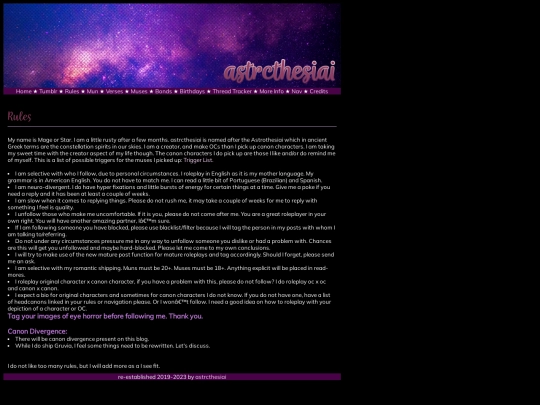rules screenshot