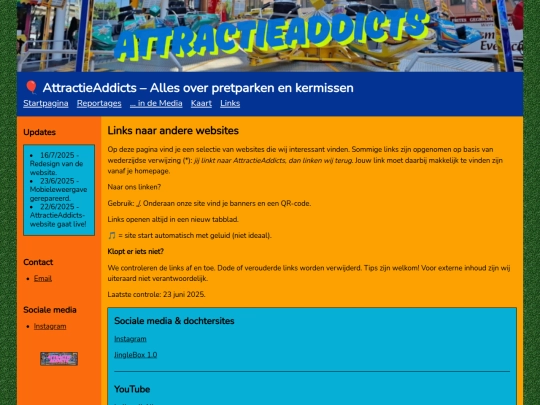 links screenshot