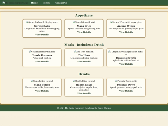 BanhHammerMenuPage screenshot