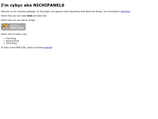 index screenshot