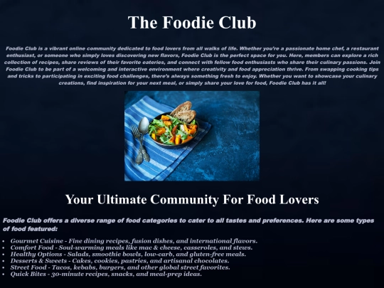 FoodieClub/home screenshot