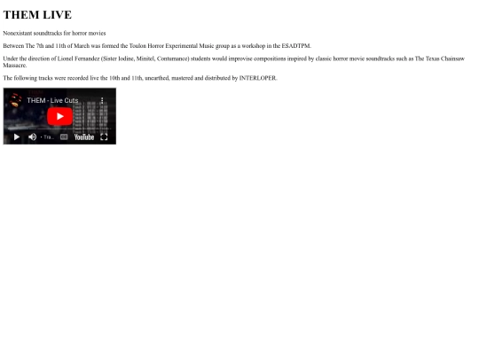 pages/Musick/THEMLIVE screenshot