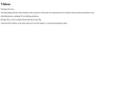 pages/Videos/videos screenshot