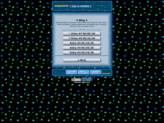 blog screenshot