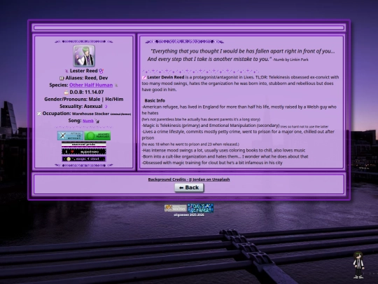 my-projects/lives/characters/lester screenshot