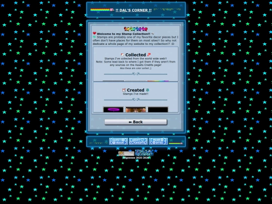 stamp-collection screenshot