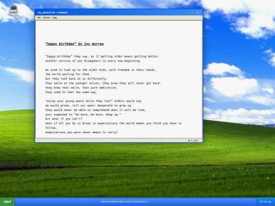 poems screenshot