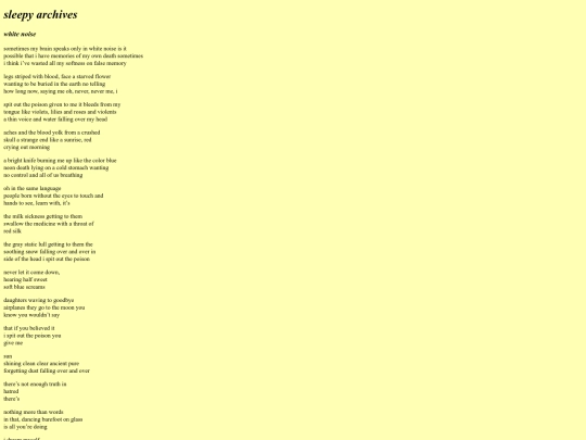 words/whitenoise screenshot