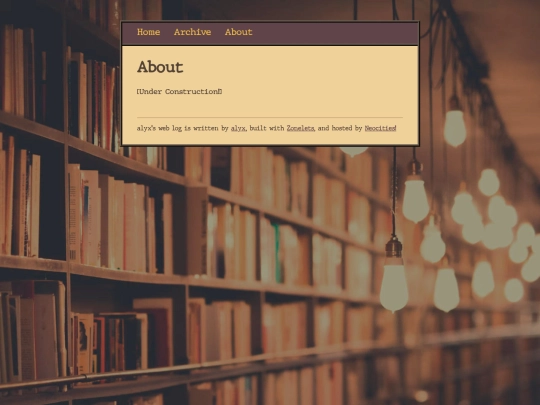 zonelet/about screenshot