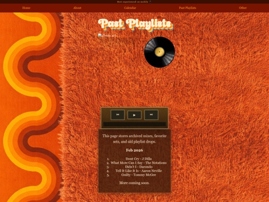 playlists screenshot