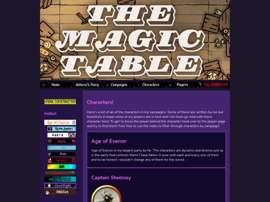 characters screenshot
