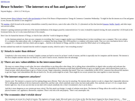 The internet era of fun and games is over screenshot