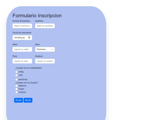 Formulario screenshot