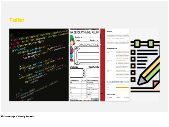 Taller screenshot