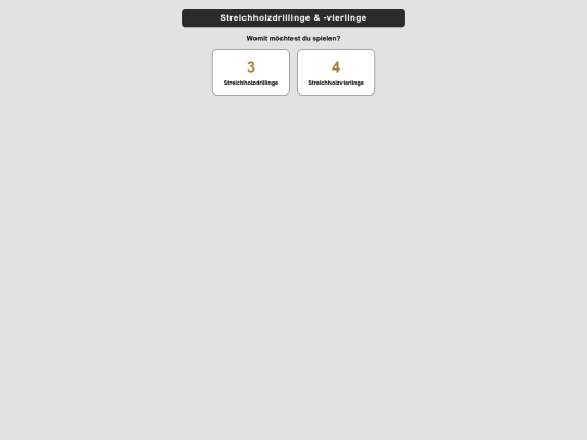 spiele/Streichholzvierlinge screenshot