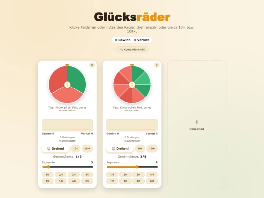 tools/Unterricht/Glucksrader screenshot