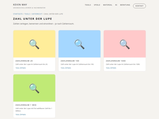 tools/Unterricht/Zahl_unter_Lupe screenshot